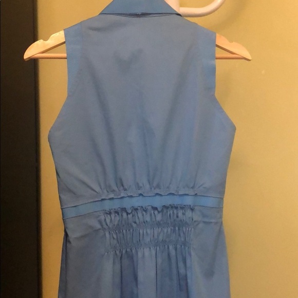 Elie Tahari Blue sleeveless summer dress size 2 - Picture 5 of 8
